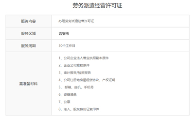 勞務派遣許可證 企業合規用工的關鍵憑證
